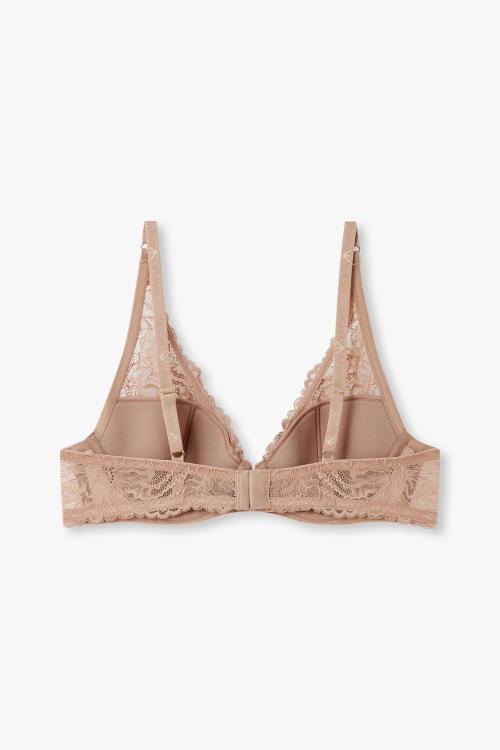 [EMPORIO ARMANI UNDERWEAR] Бюстгальтер с вышивкой Light Brown 0824385509