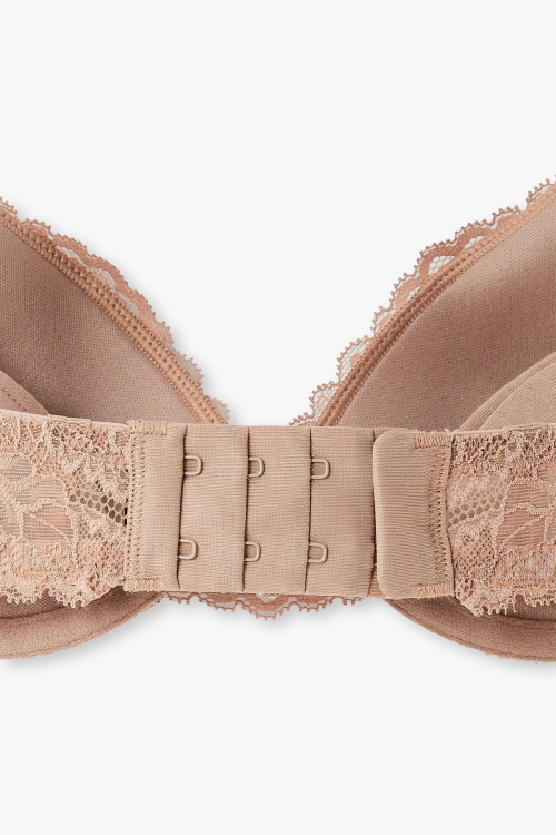 EMPORIO ARMANI UNDERWEAR Пуш-ап бра со съемными чашками_Light Brown 0824385513