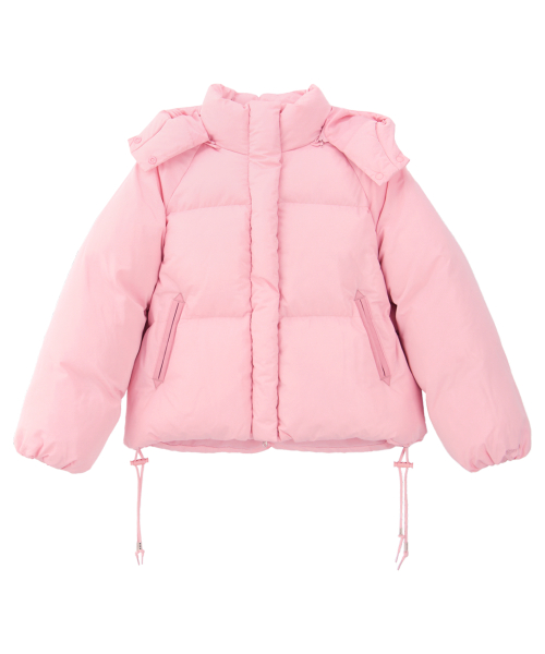 Пуховик с капюшоном C.G - PINK