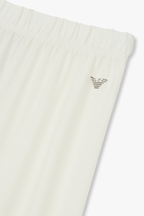 Женские эластичные брюки Eagle Logo на резинке — Ivory 0824332503