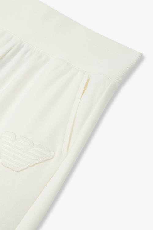 Женские брюки-джоггеры Eagle с нашивкой — Cream 0824332508