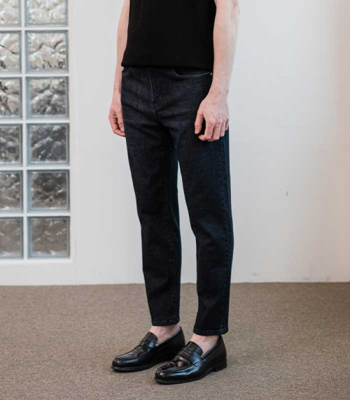 Джинсы tapered fit [DARK INDIGO BLUE]