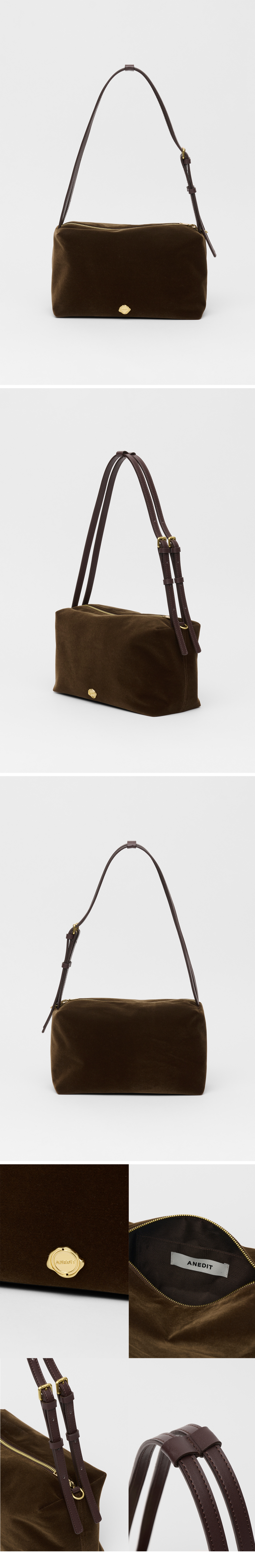 [ANEDIT] U SERENITY SQUARE BAG スクエアバッグ★韓国人気 ANEDIT] 関税込み 韓国人気 U Serenity Square Bag 2色 (ANEDIT