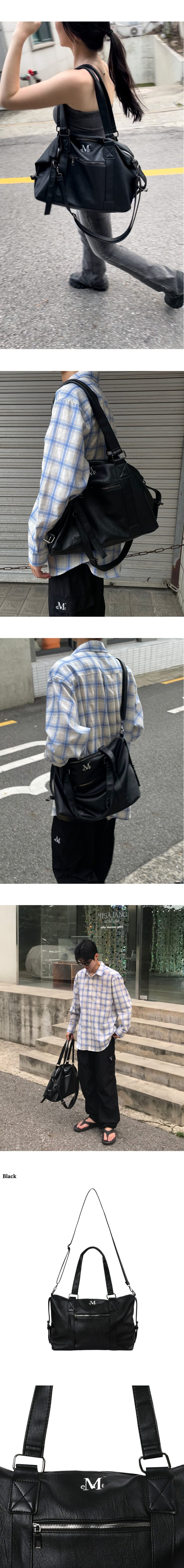 ★MUCENT★ Prime Wrinkle Leather TOTE BAG MUCENT) PRIME WRINKLE LEATHER TOTE BAG
