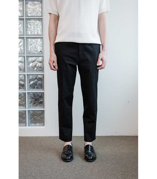 Брюки на резинке tapered fit на любой сезон [BLACK]