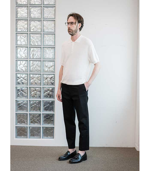 Брюки на резинке tapered fit на любой сезон [BLACK]