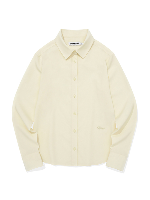 Облегающая рубашка Cherry (Light Yellow)