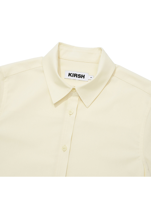 Облегающая рубашка Cherry (Light Yellow)