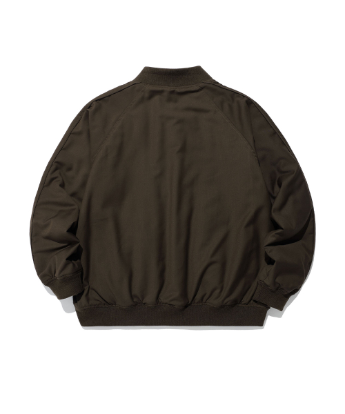 DRESSY CHECKERED SOUVENIR JACKET_BROWN(NG2EFUB931A)