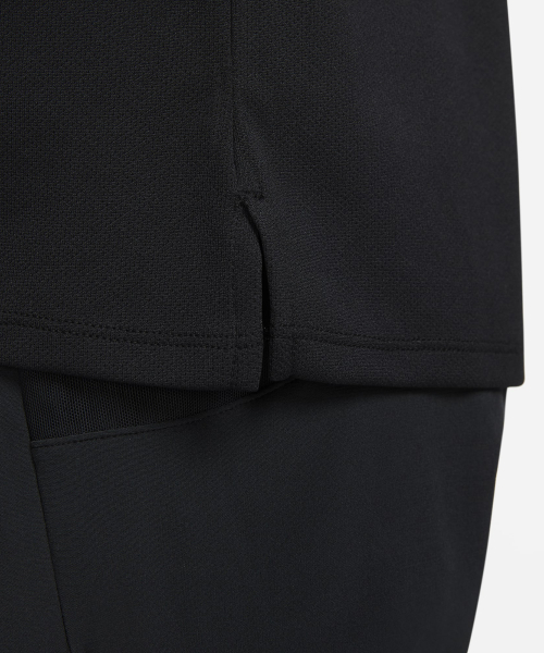 M NK DF UV MILER TOP LS - BLACK/(REFLECTIVE SILV)