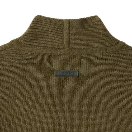 W NECK RIBBON KNIT - OLIVE (P244WKT602)