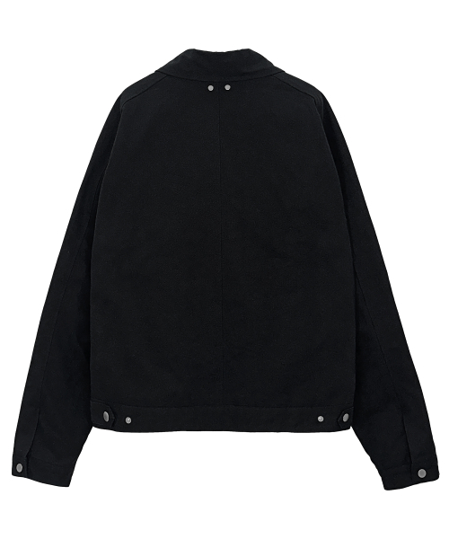 Прямая рабочая куртка (Black)