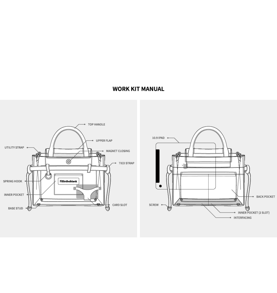 【FILLINTHEBLANK】 Work Kit Bag (BROWN) MUSINSA | FILLINTHEBLANK Work Kit Bag (brown)
