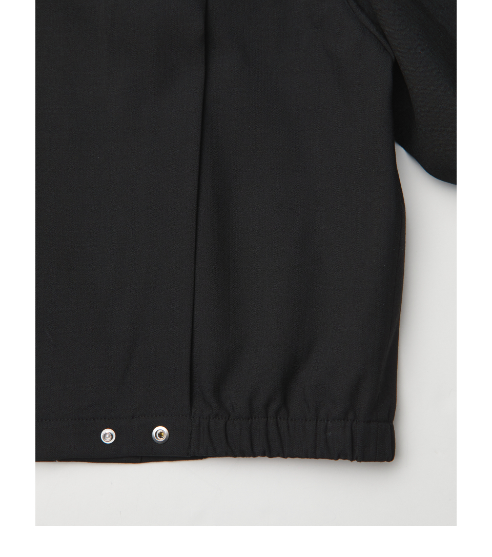 ジャケットその他 COOR Wool Blend Pleated Blue Jacket Jumper 5FT0081 MUSINSA | COOR Wool Blend Pleated Blue Jacket Jumper (Black)
