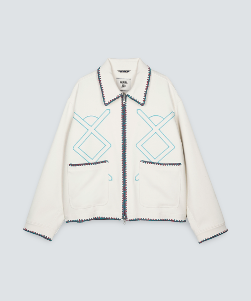 Блузон Halogen Needlework _ Ivory