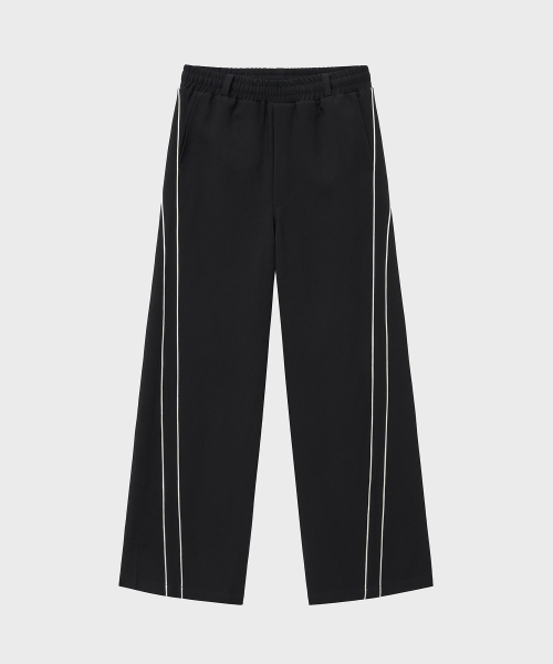 Спортивные брюки с кантом (Black)
