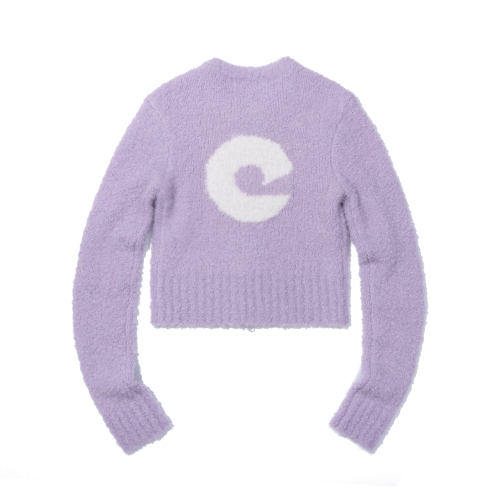 BOUCLE CARDIGAN фиолетовый