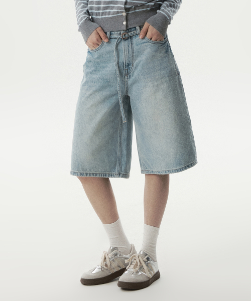 Bermuda Denim Pants (F) / WHTJG2442F