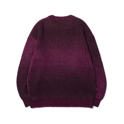 GRADIENT SWEATER WINE