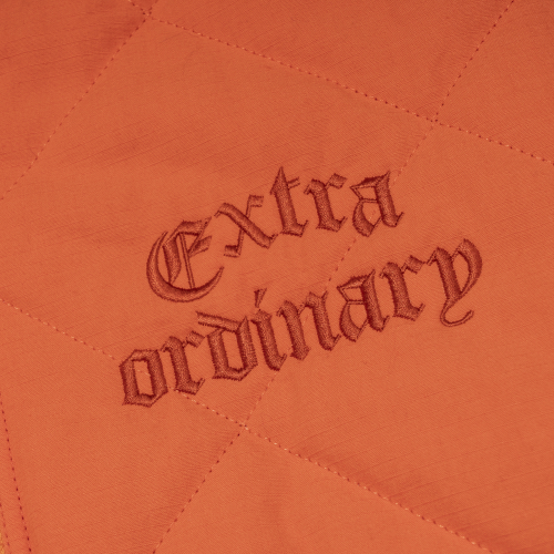 MEDIEVAL LOGO QUILTING JUMPER ORANGE