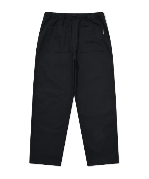 Хлопковые брюки Black с ремнем из стропы