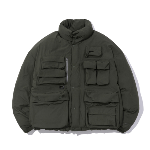 MULTI POCKET DOWN JUMPER KHAKI