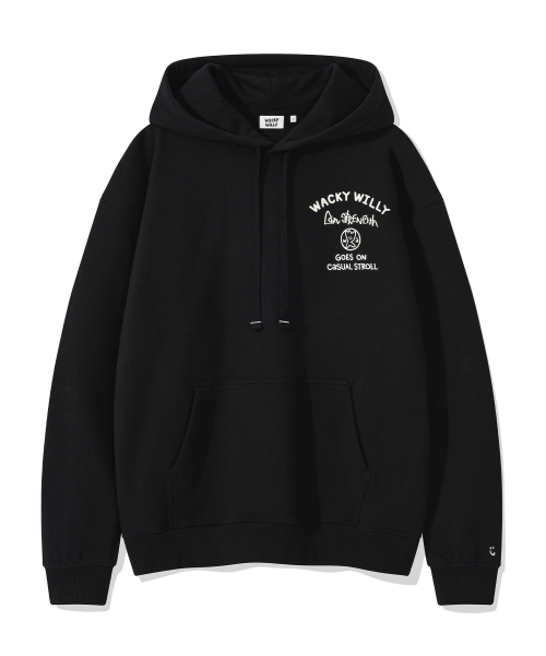 Худи Heavy Terry с надписью — Black