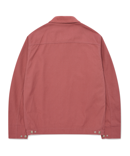 Вельветовая рабочая куртка с контрастными деталями Pink