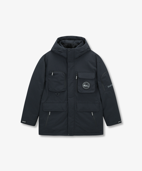 Пуховик Pocket Mid Goose Down (BLACK)