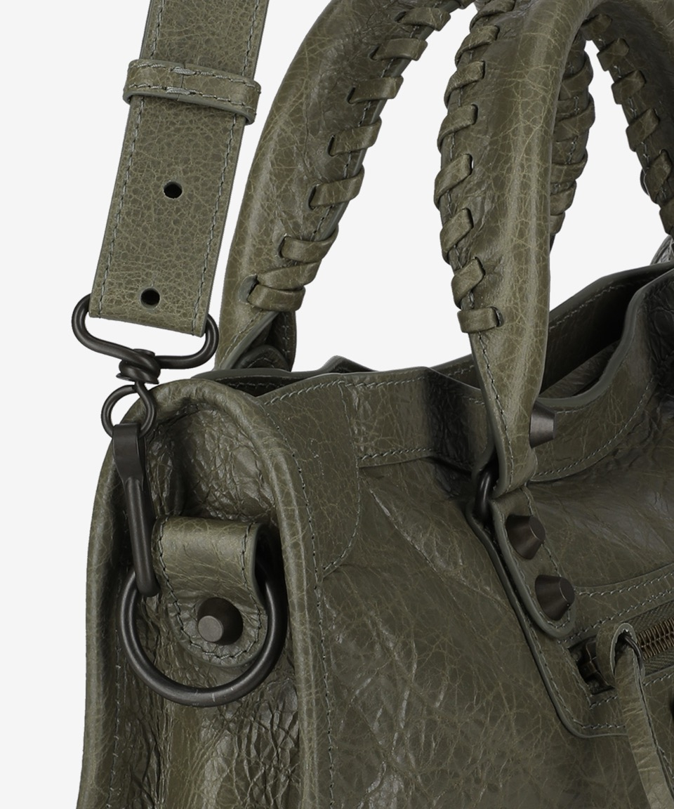 MUSINSA | BALENCIAGA Le City Bag S Tote Bag - Army Green