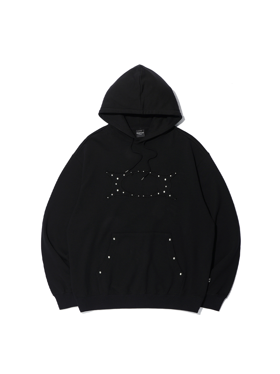 ◆24AW CRITIC WORMHOLE BOY SWEATSHIRTS/2色◆ MUSINSA | CRITIC WORMHOLE STUD HOODIE BLACK