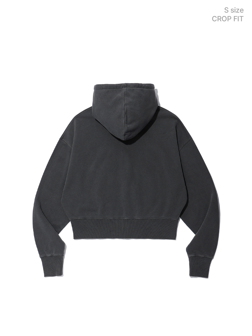 크리틱(CRITIC) PIGMENT GHOST HOODIE ZIP-UP CHARCOAL - 사이즈 크리틱(CRITIC) PIGMENT GHOST HOODIE ZIP-UP CHARCOAL - 사이즈