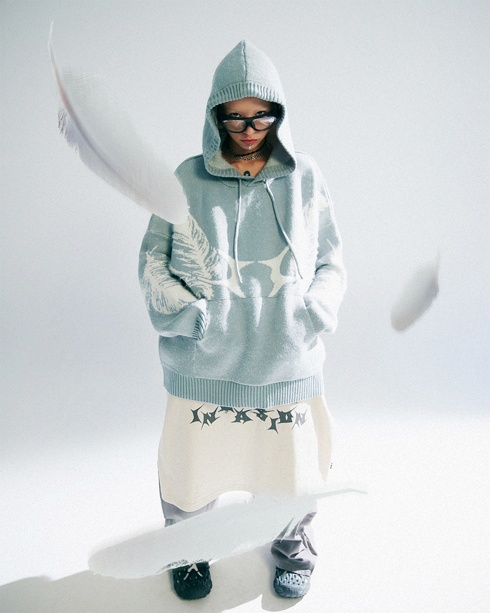 MUSINSA | CRITIC PIGMENT GHOST HOODIE ZIP-UP KHAKI
