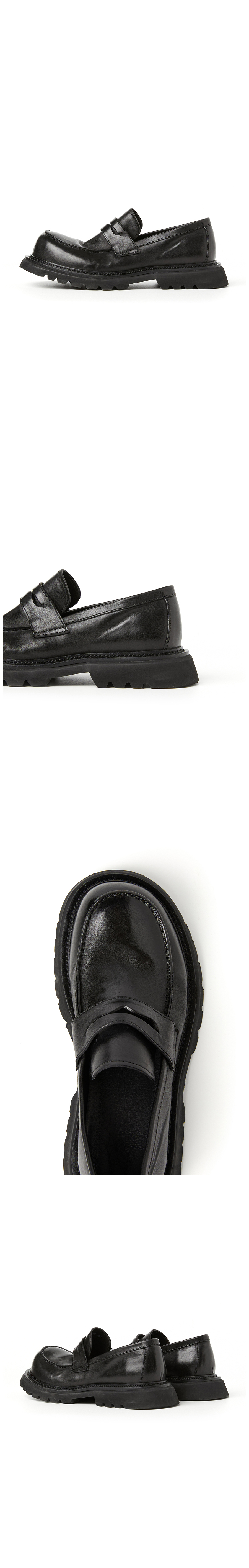 【DNSR】Mammoth Horseleather Loafers ★韓国人気★ 追跡付 MUSINSA公式 | DNSR Mammoth Western Horseleather Loafer Black