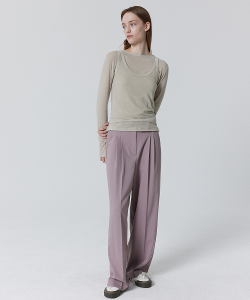 Unbalanced Fleecey Sleeveless_Light gray