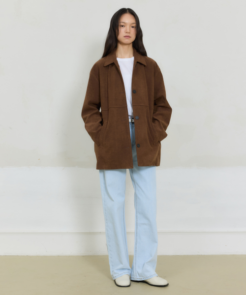 French Vintage Suede_Brown