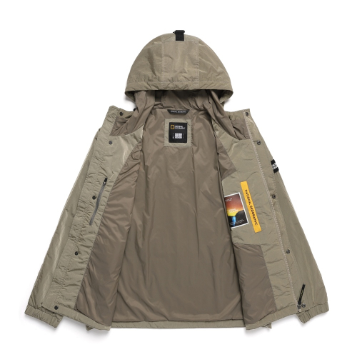 Фактурная худи-куртка N243UJP930 S BEIGE