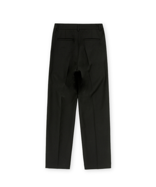Брюки W с одной складкой, Black