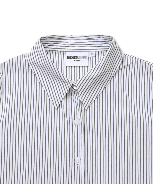 STRIPE SLIM FIT SHIRTS Кремовый