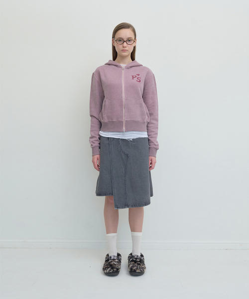 Зипка PS с лого-сердцем, Pink