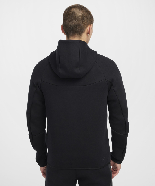 M NK TCH FLC FZ WR HOODIE - BLACK/(BLACK)