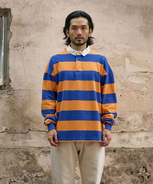 Rugby поло — Orange & Blue