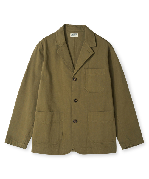 Куртка Club из плотного хлопка_Olive