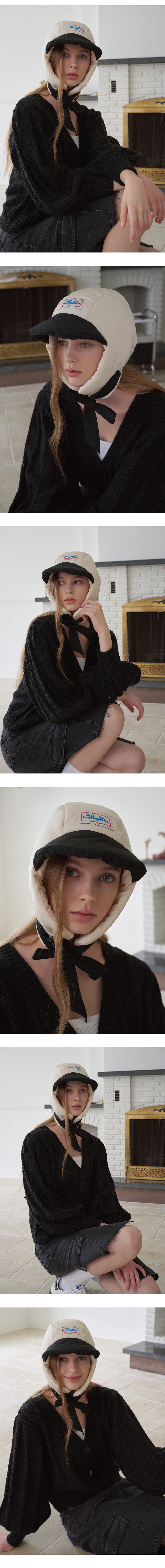【ALLINCOMPLETE】Panda Padding Balaclava バラクラバ 帽子 ALLINCOMPLETE】Panda Padding Balaclava バラクラバ 帽子