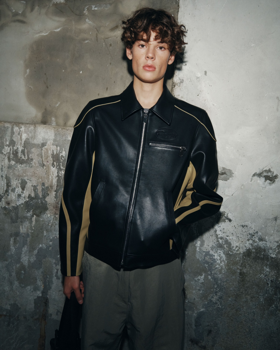 【PORTA】CONTRABASS LEATHER JACKET / 追跡付 MUSINSA | PORTA CONTRABASS LEATHER JACKET, BLACK