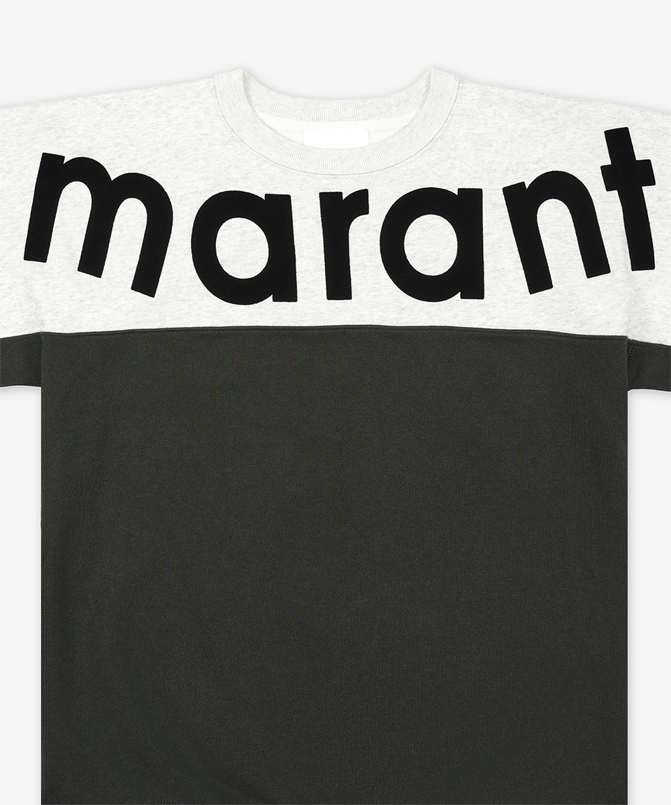 ★Isabel Marant★ HOWLY MAN TO MAN FADIED BLACK SW0031HAB1M1 MUSINSA | ISABEL MARANT HOWLY MAN TO MAN - FADIED BLACK