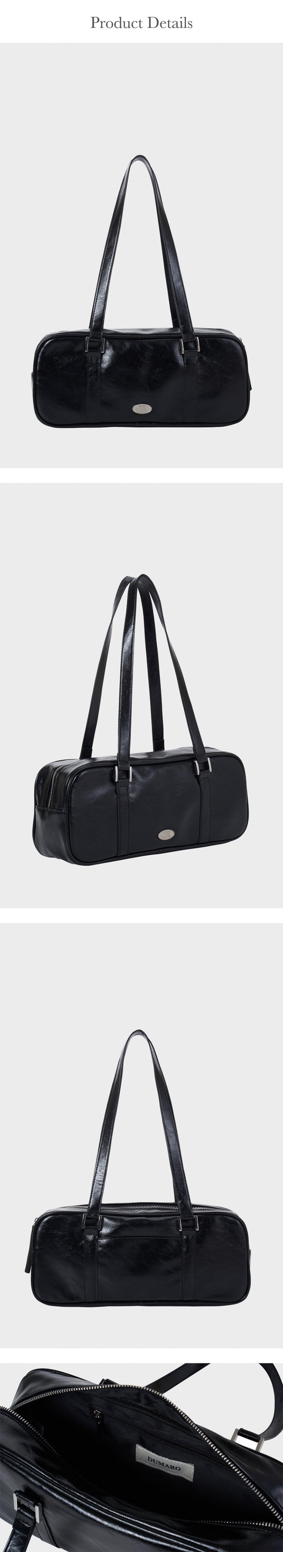 ★dumaro★ Journey shoulder bag black MUSINSA | DUMARO Journey shoulder bag / black
