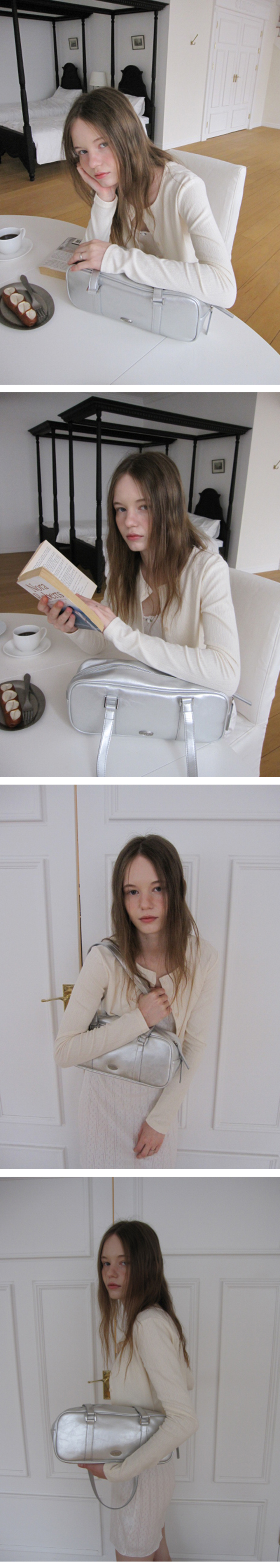 ★dumaro★ Journey Long Shoulder Bag Silver MUSINSA | DUMARO Journey Long Shoulder Bag / Silver