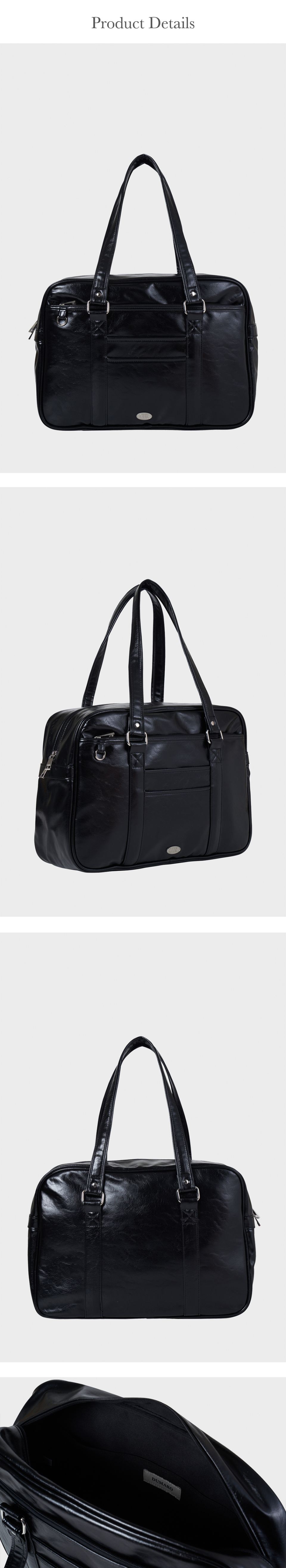 MUSINSA | DUMARO Yoko Big Shoulder Bag / Black