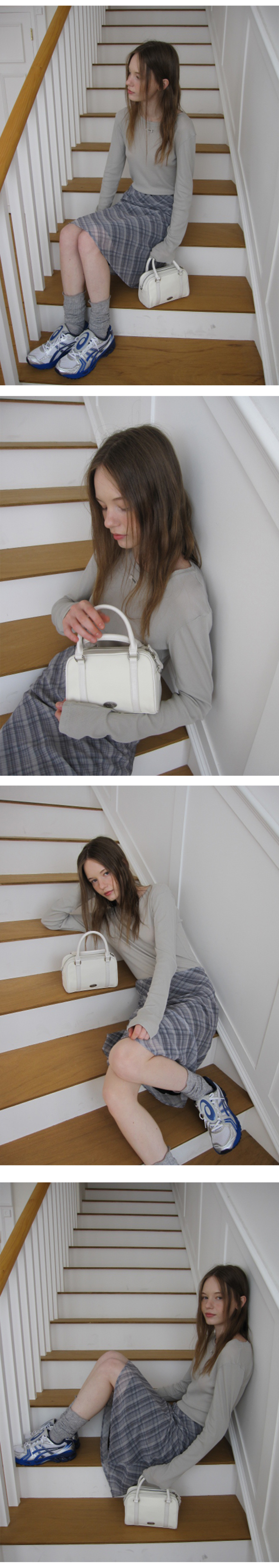 MUSINSA | DUMARO Journey Small Two Way Cross Bag / Iovry